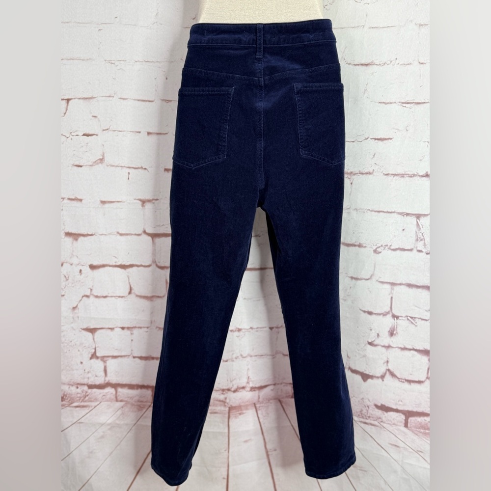 ANTHROPOLOGIE PILCRO Plus Size 32 High Rise Skinny Navy Corduroy 35โ Waist Jeans - Picture 6 of 16